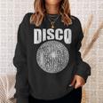 Disco Music Ball ファンク ソウル 音楽愛好家 レトロ 70年代 80年代 コスチューム スウェットシャツ 彼女への贈り物