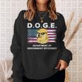 Doge 政府効率省 トランプ柴犬 スウェットシャツ 彼女への贈り物