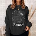 EMc2 方程式 物理学 相対性理論 数学 数学 長袖tシャツ スウェットシャツ 彼女への贈り物