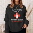 Emotional Support Drinking Buddy Adult Drinking Sweatshirt Gifts for Her Emotional Support Drinking Buddy Adult Drinking Sweatshirt Gifts for Her