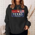 Enjoy Wear Cool Texas Wildintage Texas Usa スウェットシャツ 彼女への贈り物