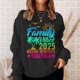 Family Vibes 2025 Making Memories Together Tie Dye Summer Sweatshirt Gifts for Her