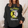 My Favorite Baseball Softball Players Calls Me Nonna Sweatshirt Gifts for Her