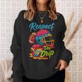 Football Drip Boys Football Ice Cream Sprinkle Respect Drip Sweatshirt Gifts for Her Football Drip Boys Football Ice Cream Sprinkle Respect Drip Sweatshirt Gifts for Her
