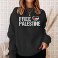 Free Palestine パレスチナの旗無料パレスチナ スウェットシャツ 彼女への贈り物