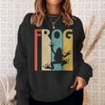 Frog カエル 動物 スウェットシャツ 彼女への贈り物