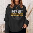 Brew City ミルウォーキー ウィスコンシン州 スウェットシャツ 彼女への贈り物