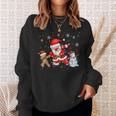 Dabbinganta Christmas おかしいdabサンタクロースクリスマス スウェットシャツ 彼女への贈り物