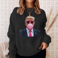 Pop Trump Pink Bubble Gumintage Trump Pink Glasses スウェットシャツ 彼女への贈り物