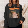 cared Hamster Memecream グラフィックtシャツ レディース メンズ スウェットシャツ 彼女への贈り物