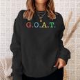 Goat Greatest Of All Time レインボーオールインチャンピオンtシャツ スウェットシャツ 彼女への贈り物