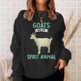 Goats Are Mypirit 動物ヤギ スウェットシャツ 彼女への贈り物