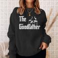 The Goodfather 父の日 ギフト グラフィック ホワイト スウェットシャツ 彼女への贈り物