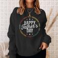 Happy Father's Day For Dad Grandpa Strong Brave Hero Sweatshirt Gifts for Her