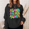 Hawaiian Aloha Tropical Luau Costume Party Hawaii Island Sweatshirt Gifts for Her