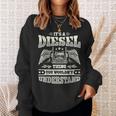It's A Diesel Thing トラッカー トラック ドライバー メカニック 面白い メンズ スウェットシャツ 彼女への贈り物