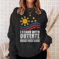 Itand With Duterte フィリピン フィリピン 強い 帰省 スウェットシャツ 彼女への贈り物