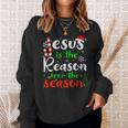 Jesus Is The Reason For Theeason クリスマス 神の信仰 スウェットシャツ 彼女への贈り物