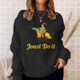 Jousting Joust Do It 中世の騎士tシャツ スウェットシャツ 彼女への贈り物