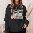 Lady Yelling At Cat Meme スウェットシャツ 彼女への贈り物