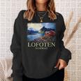 Lofoten ノルウェー キャビン ノルディック フィヨルド ベルゲン オーロラ スウェットシャツ 彼女への贈り物