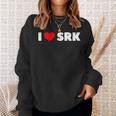 I Love ハートrk スウェットシャツ 彼女への贈り物