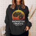 Monster Trucks Are My Jam シャツ モンスタートラック 面白い エンジン スウェットシャツ 彼女への贈り物