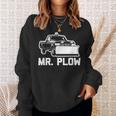 Mr Plow 面白い 皮肉なノベルティプラウトラック スウェットシャツ 彼女への贈り物