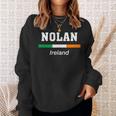Nolan Irish Family Name 聖パトリックデー アイルランド国旗 スウェットシャツ 彼女への贈り物