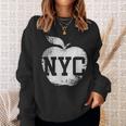 Nyc New York City シャツ レディース メンズ キッズ クール ビッグアップル スウェットシャツ 彼女への贈り物