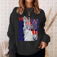 Nyc ニューヨーク市自由の女神 アメリカ国旗 スウェットシャツ 彼女への贈り物