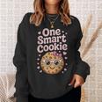 One Smart Cookie Chocolate Chip Cookie Sweatshirt Gifts for Her One Smart Cookie Chocolate Chip Cookie Sweatshirt Gifts for Her