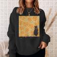Orange Cat スウェットシャツ 彼女への贈り物