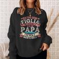 Papa Figlia Padre Festa Del Papà Regalo Per Papà Da Figlia Felpa Regalos para ella