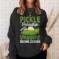 Pickle Paradiese Wherveggie For Pickle Paradiese ピクルスギフトとキュウリ用 スウェットシャツ 彼女への贈り物