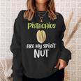 Pistachios Are Mypirit ナッツアイスクリームトッピングチョコレート スウェットシャツ 彼女への贈り物