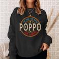 Poppo The Legend The Man Poppo Fathers Day Sweatshirt Gifts for Her