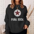 Punk Rock パンクロックスターのプレゼントでパンクロックミュージシャンのデザイン スウェットシャツ 彼女への贈り物