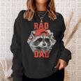 Rad Dad Raccoon Father Day Rad Cool Dad Sweatshirt Gifts for Her