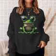 Ranaerde Con Gafas Deol Divertido Reptil Herpetología Amor Camisa de entrenamiento Regalos para ella