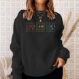 Retro Guitar Best Dad Ever Dad Chords Guitarist Fathers Day Sweatshirt Gifts for Her