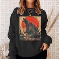 Retro Vintage Japanese Legendary Monster Kaiju Sweatshirt Gifts for Her