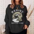 Save Our Parks ビンテージ スモーキー ザ レジスト ベア国立公園 スウェットシャツ 彼女への贈り物