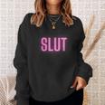 Slut スウェットシャツ 彼女への贈り物
