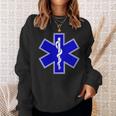 Star Of Life Rod Of Asclepius Emt Ems パラメディック メディック スウェットシャツ 彼女への贈り物