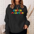 Super Maestro Regalo Profesor Escuela Educación Maestra Camisa de entrenamiento Regalos para ella