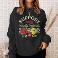 Support Your Fruity Friends Gay Pride Month Lgbtq Fruit Ally Sweatshirt Gifts for Her