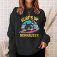 Surf Upchnauzer ファニーグラフィックtシャツ スウェットシャツ 彼女への贈り物