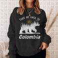 Take Me Back To Colombia ビンテージ コロンビア バケーション スウェットシャツ 彼女への贈り物
