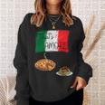 That's Amore ピザ パスタ好き イタリア料理 イタリア国旗 スウェットシャツ 彼女への贈り物